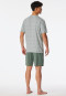 Short pyjamas palm trees khaki - 95/5