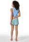 Short pyjamas double rib stripes aquarium - Nightwear