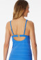 Tankini-Top Jersey recycelt Streifen aquarium - Aqua