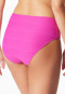 Bikinislip Retro Jersey Streifen fuchsia - Aqua