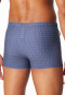 Swimming trunks with zipper pocket jersey navy patterned - Aqua