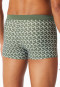 Slip de bain recyclé en tricot kaki imprimé - Aqua