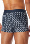 Slip de bain recyclé tricot bleu nuit imprimé - Aqua