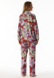 Pyjama lang Jersey Aloe Vera Blumen dunkelrot - Selected Premium