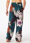 Hose lang Viskose-Webware Blumen multicolor  Mix+Relax