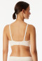 Bustier with removable pads off-white - Unique Cotton