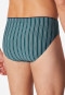 Supermini briefs green striped - Long Life Soft
