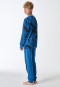 Long pyjamas with blue cuffs - Teens Nightwear