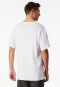 Shirt kurzarm Doppelripp Cutout weiß - SCHIESSER 150 Years
