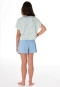 Pigiama corto con strisce di perle - Teens Nightwear