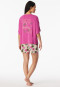 Short pyjamas pomegranate fuchsia - Casual Fashion