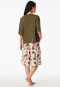 Pyjamas 3/4 length pomegranate olive - Casual Fashion