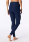 Leggings taille haute côtelé brossé amiral - SCHIESSER Active