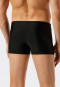 Badehose mit Reißverschluss-Tasche Wirkware recycelt feiner Streifen schwarz - Nautical Casual