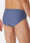 Swimming trunks briefs knitware patterned navy - Classic Swim