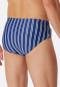 Swimming trunks briefs knitware striped off-white - Classic Swim
