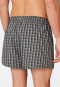 Boxershorts 2er-Pack Webware schwarz kariert - Boxershorts Multipack