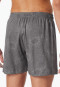 Boxershorts Interlock Paisley anthrazit gemustert - Fine Interlock