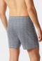 Boxer shorts jersey 2-pack solid pattern dark blue/gray - Fun Prints