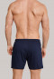 Boxershorts Jersey 2er-Pack uni schwarz/ dunkelblau - selected! premium