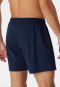 Boxer in jersey con fantasia blu scuro - Cotton Casuals