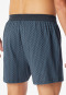 Boxershorts Organic Cotton gemustert graphit - Comfort Fit