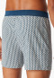 Boxer en coton bio imprimé argent - Comfort Fit
