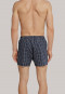 Boxer tissé à carreaux bleu foncé - Original Classics