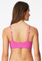 Bustier Mikrofaser herausnehmbare Pads fuchsia - Invisible Soft