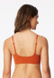 Bustier Mikrofaser herausnehmbare Pads terracotta - Invisible Soft