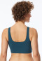 Bustino reversibile in petrolio - Casual Seamless