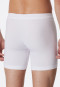 Cyclist boxer briefs fly white - Long Life Cotton