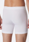 Boxer cycliste ouverture blanc - Long Life Cotton