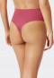 Highwaist Thong Microfaser beere - Invisible Soft