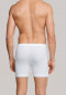 Pantalone corto a doppia costa con patta di colore bianco - Essentials