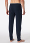 Long pants with midnight blue cuffs - Mix+Relax