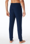 Pantalon long côtelé brossé bleu nuit - Mix+Relax