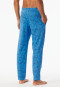Long nautical printed indigo pants - Mix+Relax