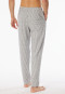 Hose lang Single Jersey Jacquard Streifen nachtblau - Mix+Relax
