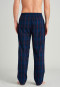 Pants long flannel midnight blue checked - Mix + Relax