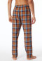 Loungehose lang Webware Organic Cotton Karos mehrfarbig - Mix+Relax