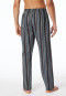 Pantaloni Lounge lunghi in tessuto cotone biologico a strisce multicolore - Mix+Relax