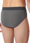 Mini slip in Organic Cotton a fantasia antracite - Comfort Fit