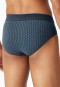 Minislip Organic Cotton gemustert graphit - Comfort Fit