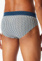 Minislip Organic Cotton gemustert silber - Comfort Fit