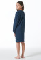 Camicia da notte a manica lunga blu - Nightwear