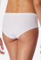 Mutandine in cotone biologico a doppia costa, bianco - Pure Rib