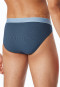 Slip rio in modal a strisce grigio-blu - Duality Function