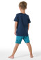 Pyjama court bleu nuit foot - Boys World