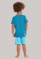 Pyjama kort Hawaï surfer palmbomen blauw - Rat Henry